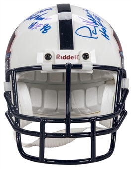 NFL Hall Of Fame Class Of 1998 Multi Signed Mini Helmet With 5 Signatures: Singletary, Krause, McDonald, Munoz & Stephenson (Singletary LOA & JSA)